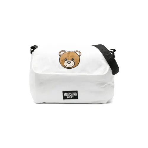 Moschino Kids Teddy Bear-print Changing Mat And Bag Set | White | FARFETCH