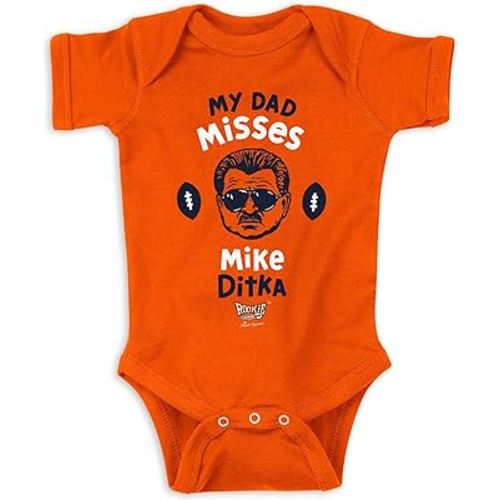 My Dad Misses Baby Apparel for Chicago Football Fans (NB-7T)
