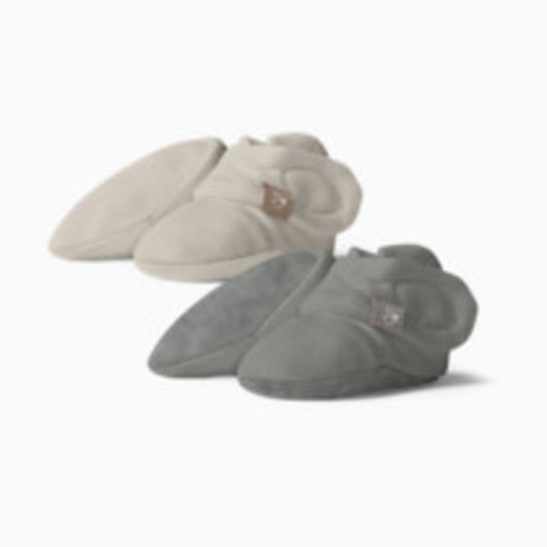0-3 months - Goumi Kids Stay-On Baby Booties (2 pack) - Boulder + Birch, 0-3 M