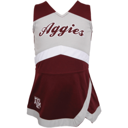 Infant Cheerleader Jumper Dress - Maroon U