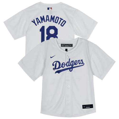Infant Los Angeles Dodgers Yoshinobu Yamamoto Nike White Home Replica Jersey