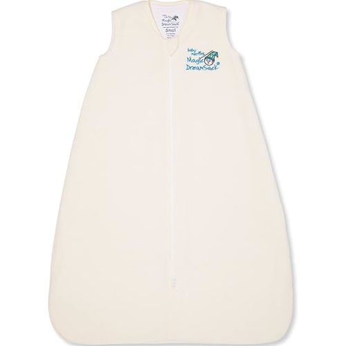 Baby Merlin's Magic Dreamsack - Microfleece Wearable Blanket Baby Sleep Sack - Transition Sleep Sack for 6-12 Months Babies - Promotes Restful Sleep and Liberty of Movement - Cream