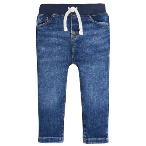 Gerber Infant Denim Rib Waist Skinny Jeans, Blue, 12 Months