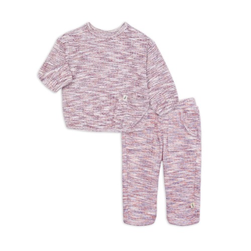 easy-peasy Baby French Terry Sweatshirt and Jogger Outfit Set, 2-Piece, Sizes 0-24 Months