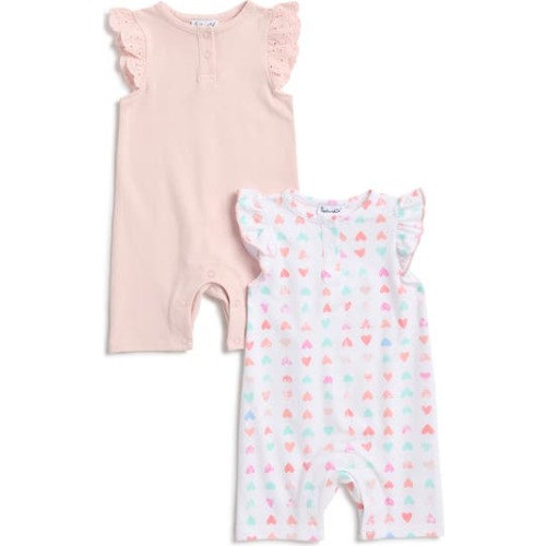 Splendid Assorted Ruffle Sleeve 2-Pack Rompers | Nordstromrack