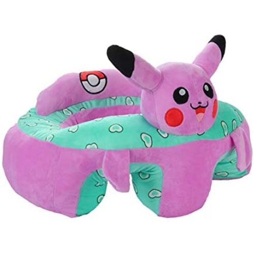 Baby Sofa Infant Support Seat Learning Sitting Chairs for Babies Bouncer Soft Elephant Plush Floor Seats Suitable for Play Infants Tummy Time Pre-Kindergarten - Dark Pink