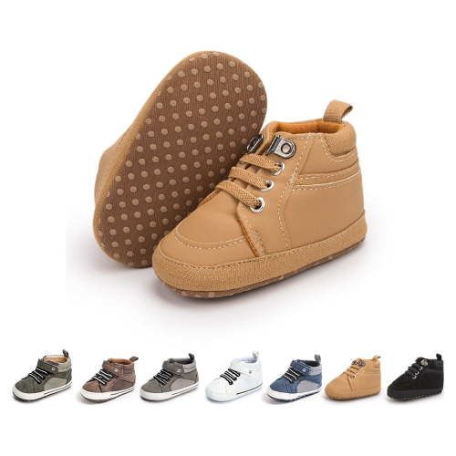 HsdsBebe Baby Girls Boys Booties Infant Walking Shoes Soft Soled Shoes for First Walkers 3-18 Months