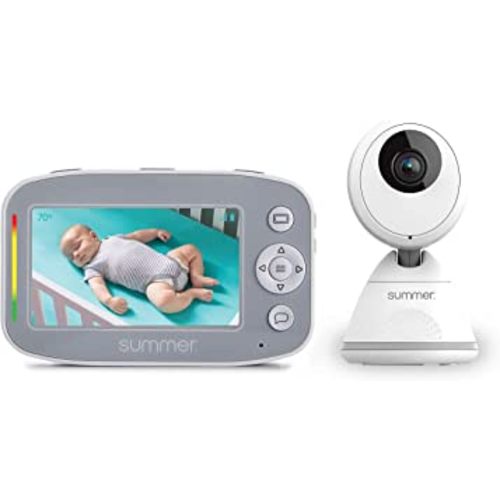 Summer Baby Pixel Cadet Video Baby Monitor with 4.3-Inch Color Display, Remote Steering Camera – Baby Video Monitor with Clearer Nighttime Views and SleepZone Boundary Alerts