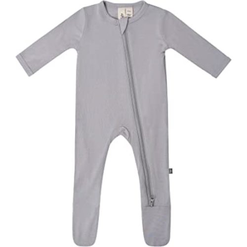 KYTE BABY Soft Bamboo Rayon Footies, Zipper Closure, 0-24 Months