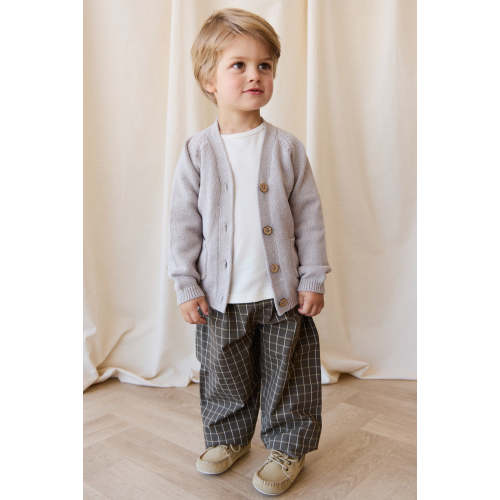 Organic Cotton Kingston Pant - Variegated Grid Tarmac – Jamie Kay USA