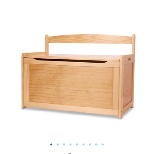 Wooden Toy Chest (Honey)
