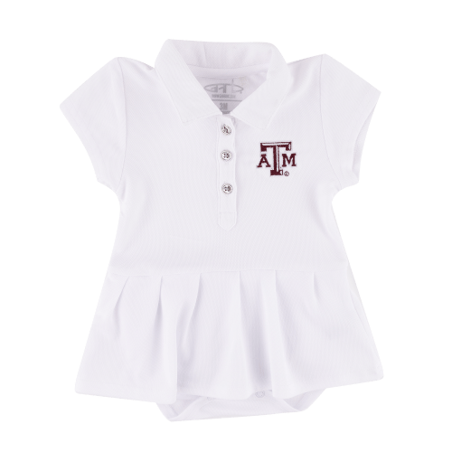 Texas A&M Infant Caroline Pique Polo Dress