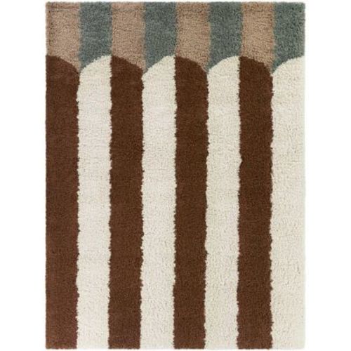 Balta Rugs Harlowe Stripe Premium Shag Rectangle Kids' Area Rug