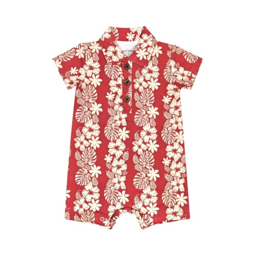 Vintage Aloha Polo Bamboo Romper