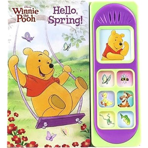 Disney Winnie the Pooh - Hello, Spring! 7-Button Sound Book - PI Kids