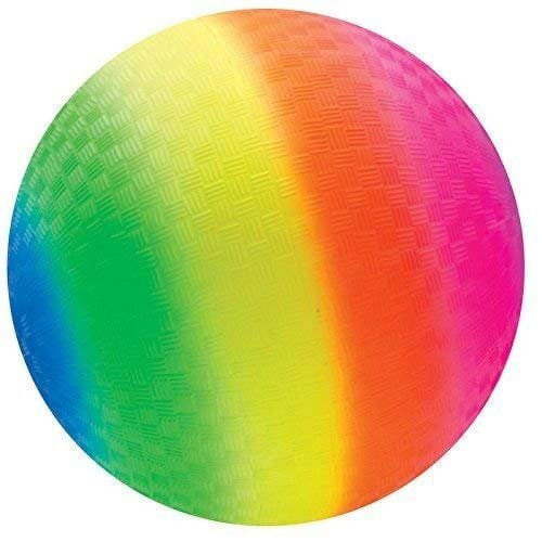 Toys+ 8.5 Inch Playground Balls Red, Blue, Green, Yellow and Rainbow!