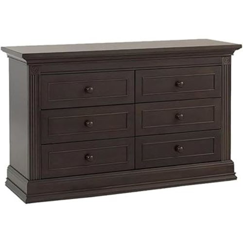 Baby Cache Montana 6 Drawer Dresser In Espresso