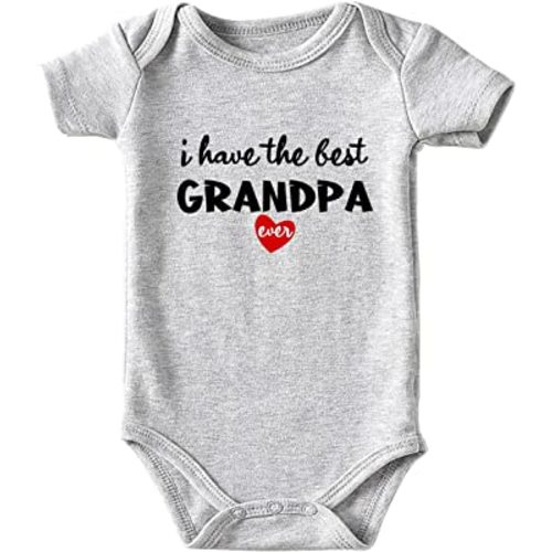 shlrzy Grandma baby announcement Newborn Baby Boy Clothes Funny Baby Bodysuits for Girls