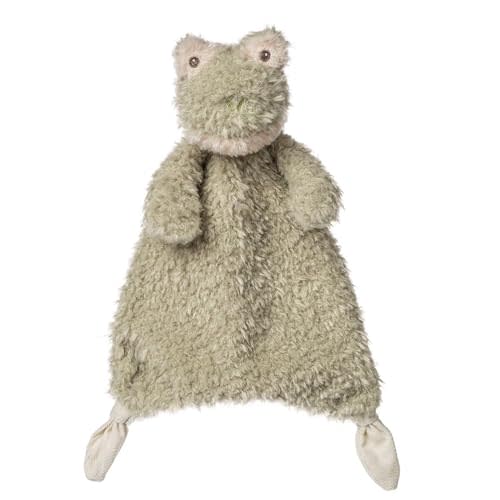 Mary Meyer Lovey for Babies Again Friends Soft Snuggle Toy Made from Recycled Materials, 11-Inches, Frog