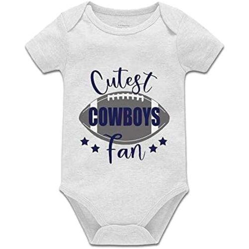 Cutest Cowboys Fan Baby Boy Girl Onesie Newborn Romper