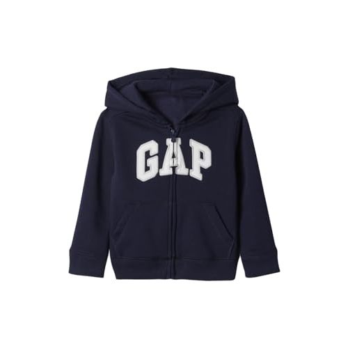 GAP-Baby Boys Playtime-Favorites Logo Full Zip Hoodie Hooded Sweatshirt Tapestry Navy 0-3M