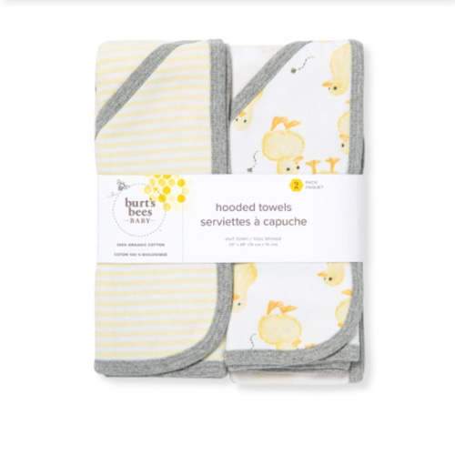 Little Ducks Organic Cotton Hooded Towels 2 Pack