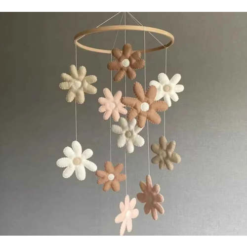 Handmade Daisy Nursery Mobile | Floral Baby Mobile