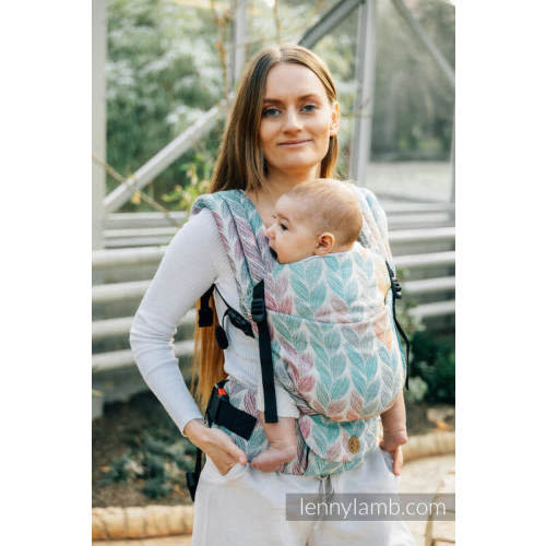 LennyLight Carrier, Standard Size, jacquard weave 100% cotton - TANGLED - PLAIT
