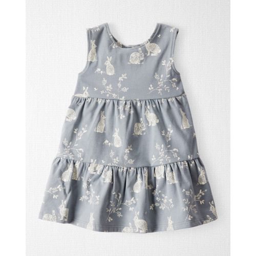 Baby Organic Cotton Bunny-Print Dress - Little Planet | Carter's