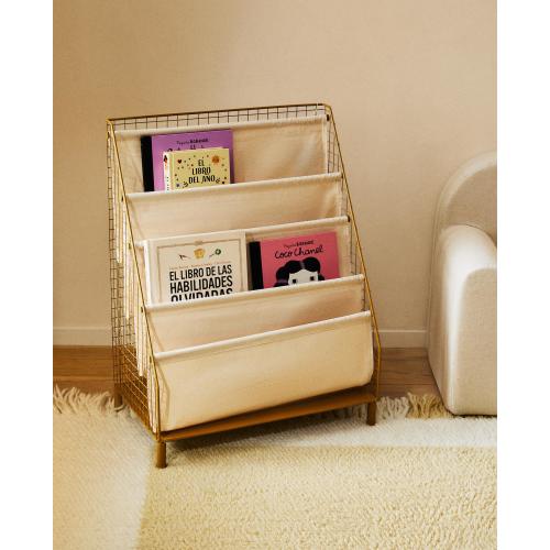CHILDREN'S METAL BOOK RACK