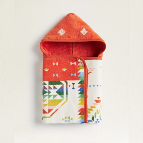 Pendleton Wild Blooms Hooded Baby Towel