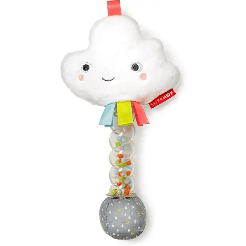 Skip Hop Baby Rattle, Silver Lining Cloud Rainstick