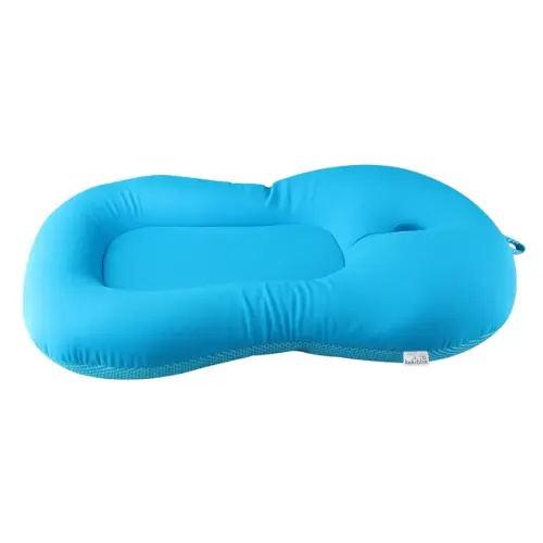 Baby Bath Mat, KAKIBLIN Bathtub Baby Bath Cushion Soft Anti-Slip Bath Pad 0-6 Month Infant Bath Pillow, Blue