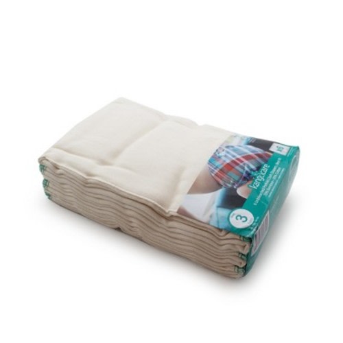 Kanga Care viscose of Bamboo Prefold Cloth Diapers - Size 3 : Baby Beige