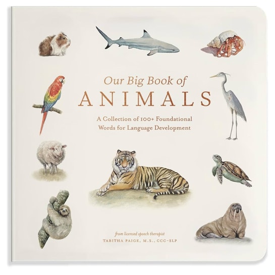 Our Big Book of Animals: First 100 Animal Words for Language Development, including Farm, Jungle, Pets, Bugs, and More (Tabitha Paige Children's Book Series)
