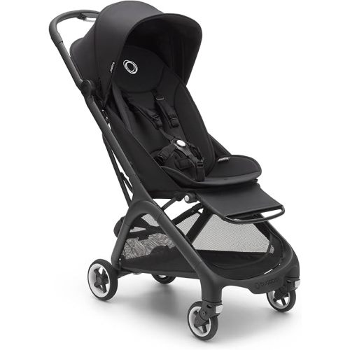 Bugaboo Butterfly - 1 Second Fold Ultra-Compact Stroller - Lightweight & Compact - Great for Travel - Midnight Black