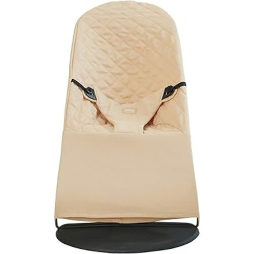 Fabric seat for Bouncer Belltop Compatible with BabyBjörn Bouncer: Soft & Bliss. Cover for Baby Bouncer (seat): Hypoallergenic & Breathable. Seat for Baby Swing: Ergonomic (Beige)