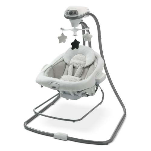 Graco Simple Baby Infant Soothe DuetConnect LX Swing and Portable Bouncer