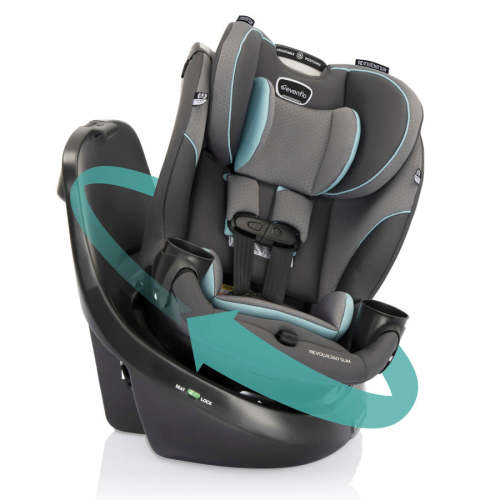 Revolve360 Slim 2-in-1 Rotational Convertible Car Seat - Evenflo® Official Site