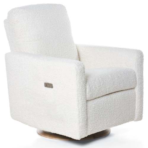 Oilo Studio - Flynn Nursery Swivel Glider/Recliner - Sheepskin Cloud