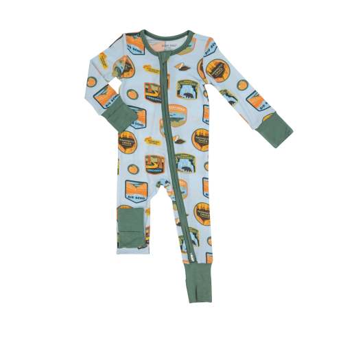 2 Way Zipper Romper - National Parks Patches Southeast