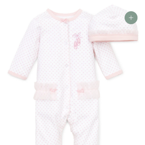 Prima Ballerina Footed One-Piece And Hat