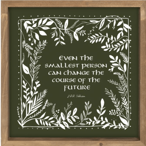 Tolkien Quote Woodland Nursery Wall Decor for Baby Room