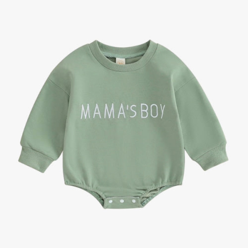 VISGOGO Newborn Infant Baby Boy Girls Oversized Romper Little Dude Sweater Onesie Coming Home Outfit Neutral Clothes