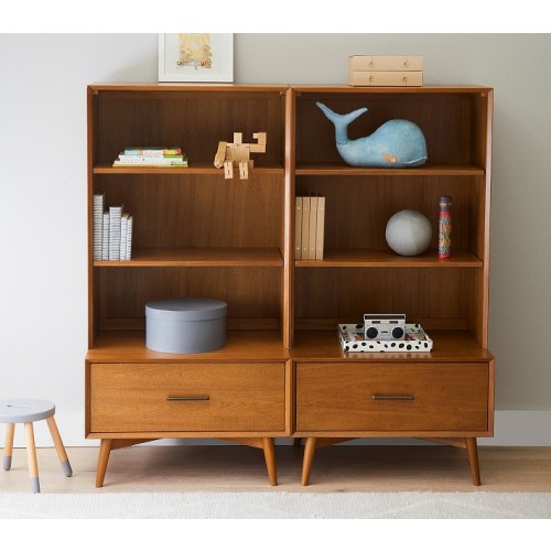 west elm x pbk Mid-Century Modular Wall Storage System | Pottery Barn Kids