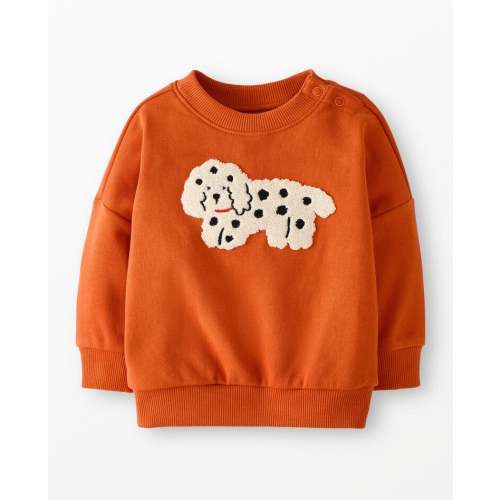Baby Oversized French Terry Graphic Sweatshirt | Hanna Andersson