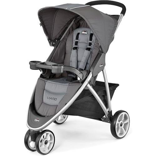 Chicco Viaro Quick-Fold Stroller - Graphite | Grey