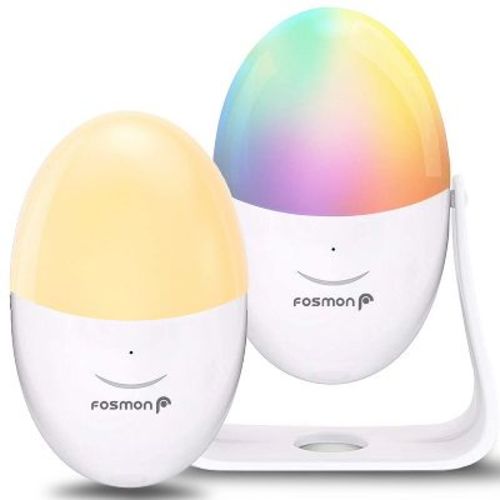 Fosmon Egg Night Light for Nursery, LED Baby Night Light for Kids, Baby Nursery Lamps with Dimmers, Sleeping, Shake, Dynamic