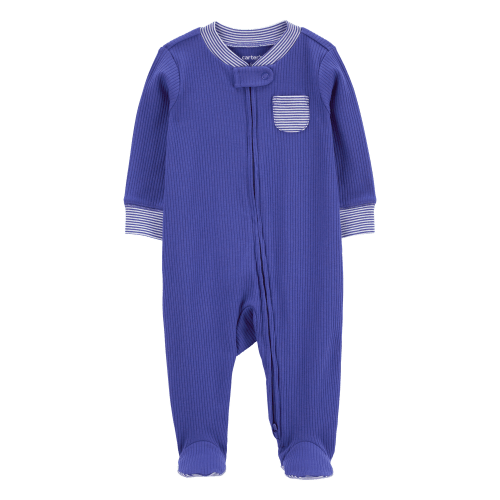 Baby Striped 2-Way Zip Sleep & Play Pajamas - Carter's | Carter's