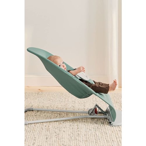 BabyBjörn Bouncer Balance Soft, Cotton/Jersey, Green/Grey